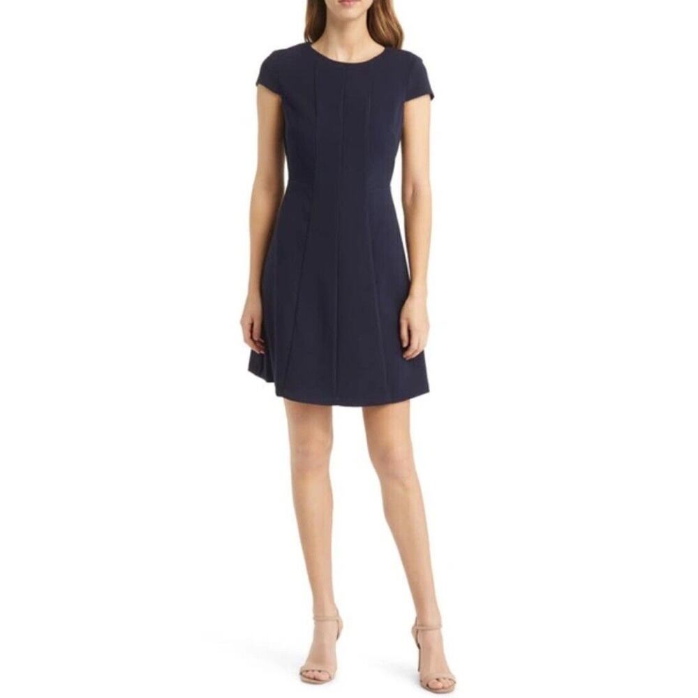 Eliza J Navy Mini Dress